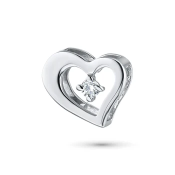 

Pendant in white gold with a diamond