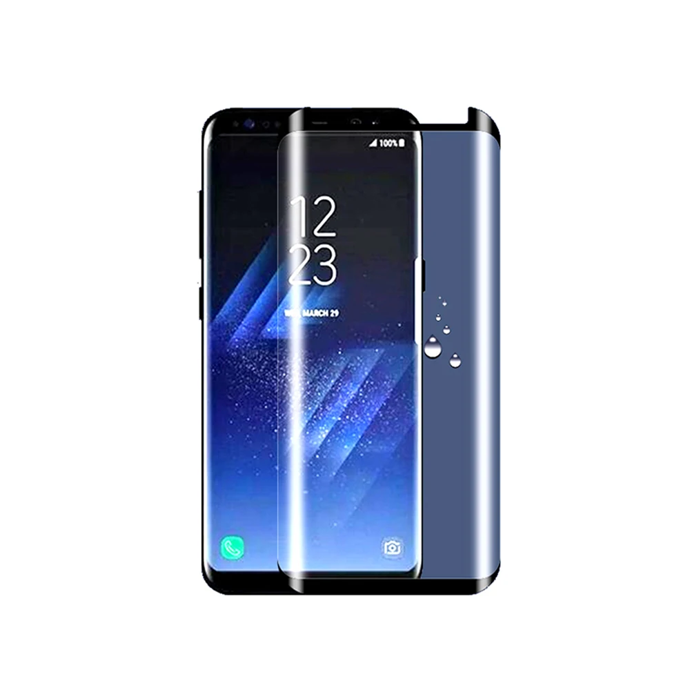 CAMDEMS 5 шт. 3D изогнутое полное клеевое закаленное стекло для samsung S6 S7edge S8 S8plus S9 S10 S10e