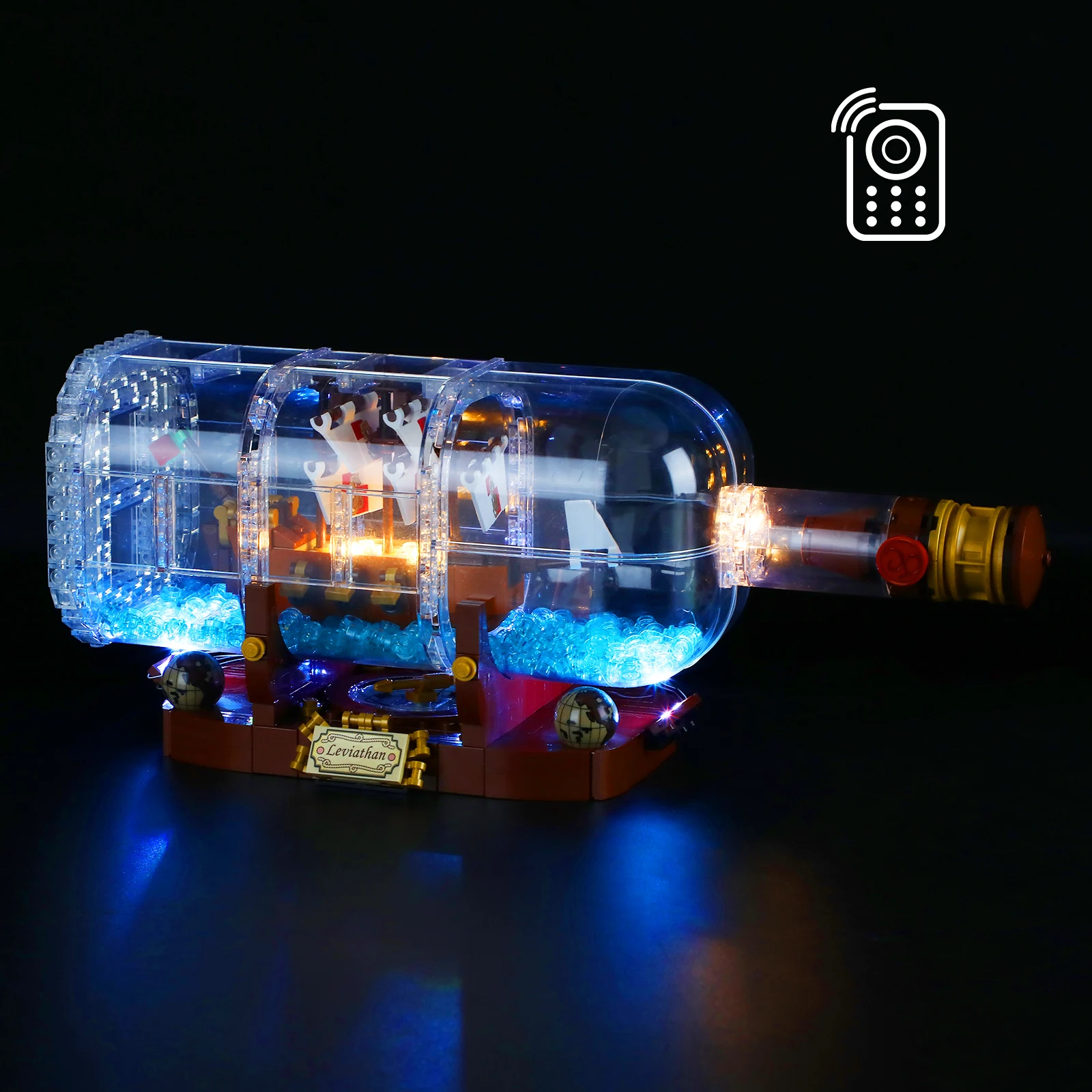YEABRICKS LED Light Kit for 21313 Ship In A Bottle Remote Control Version | Игрушки и хобби
