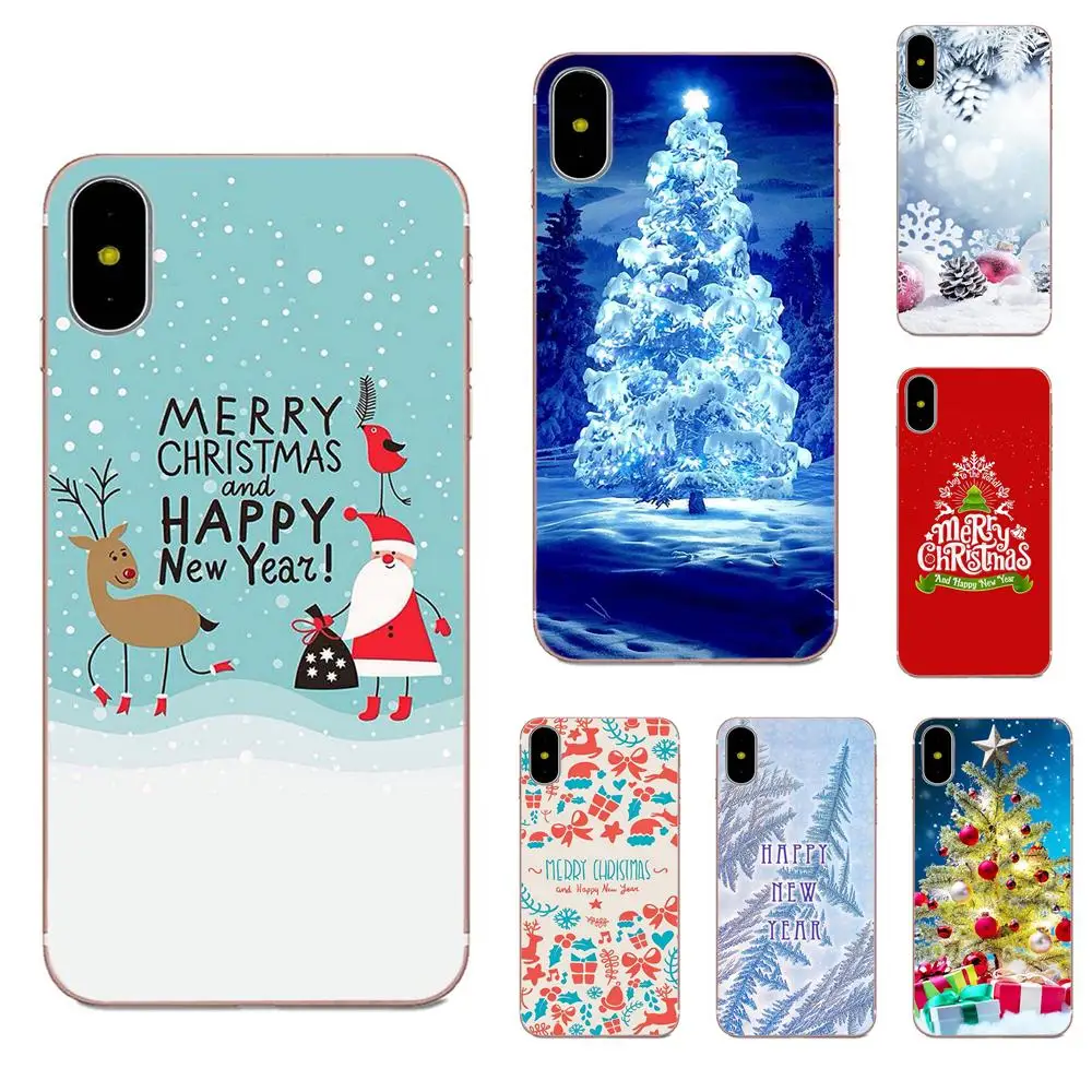 Счастливого Рождества с новым годом Diy рисунок ТПУ для Galaxy Grand A3 A5 A7 A8 A9 A9S On5 On7 Plus Pro