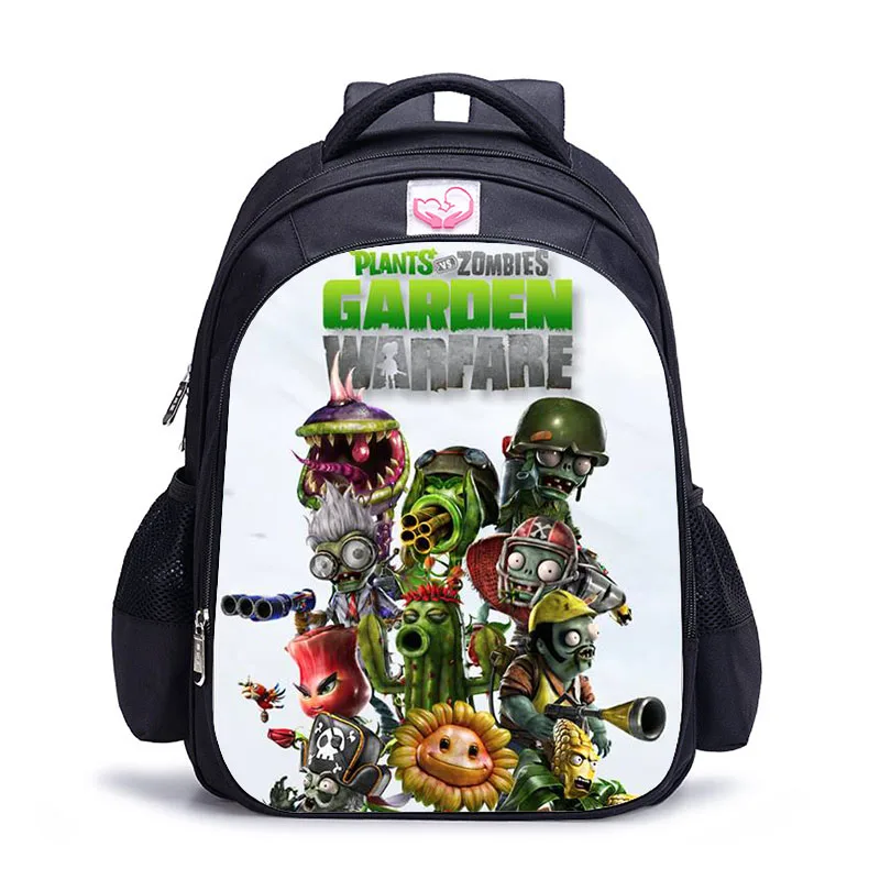 1pc backpack 17 16 дюймов Растения против Зомби школьный рюкзак Горячая игра школьный рюкзак для девочек мальчиков Книга сумка через плечо рюкзаки Mochila Infantil - Цвет: 1pc backpack 17