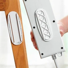 

1/5/10Pcs Wall-Mounted Sticker Punch-Free Plug Fixer Home Self-Adhesive Socket Power Outlet Holder Seamless Strip Holder