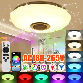 

Modern RGB LED Ceiling Light Home Lighting 60W Wifi APP bluetooth Music Light Bedroom Lamp Smart Ceiling Lamp+Remote Control