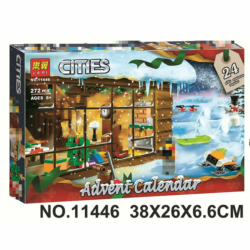 В наличии Bela 11446 City series Advent Calendar строительные блоки кирпичи детские развивающие