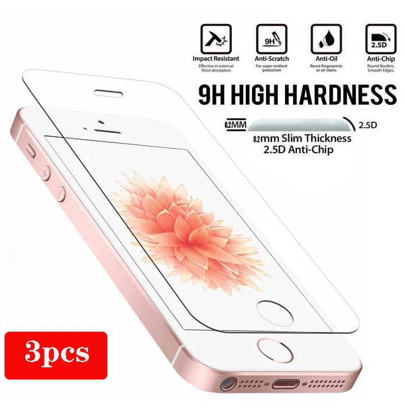 Защитная пленка для экрана из закаленного стекла iPhone 7 Plus ix xr 5 5S 11por 6 6S 8 X|Защитные