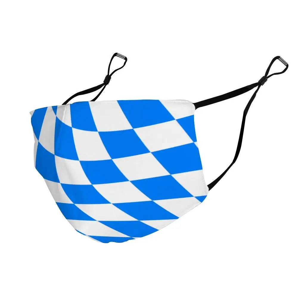

CIGOCI Fashion Earloop Mouth Masks, Dustproof Smog Face and Nose Cover with Adjustable Elastic Strap - Windproof Bavaria Flag
