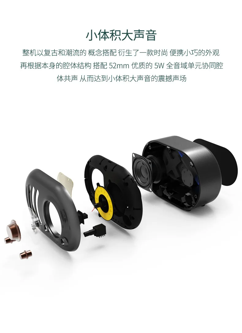 CreativeGift динамик ретро Bluetooth динамик TF карта FM functionLovely Настольный портативный аудио беспроводной динамик
