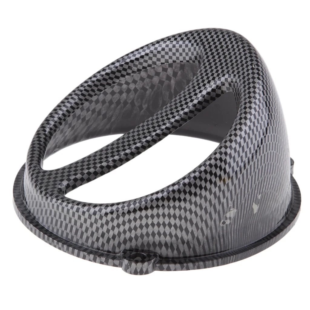 2 Pieces Carbon Fiber Color Air Scoop Fan Cover Cap for GY6 125cc 150cc Scooter