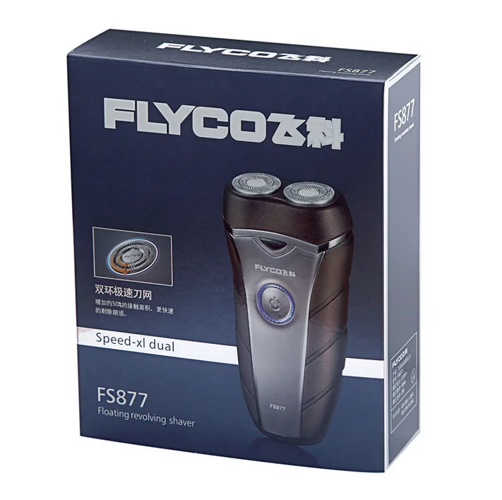 Flyco FS877 поддержка электробритва перезаряжаемая двойная бритва нож для бороды бритва для мужчин
