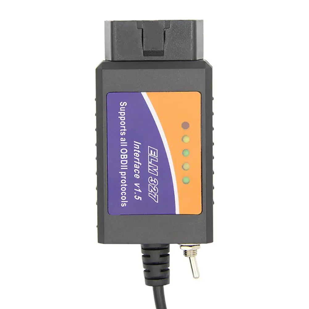 USB устройство ELM327 совместимый интерфейс с HS-CAN/MS-CAN переключатель для Forscan Focus Mazda Ford ELMconfig OBD2 Adeeing