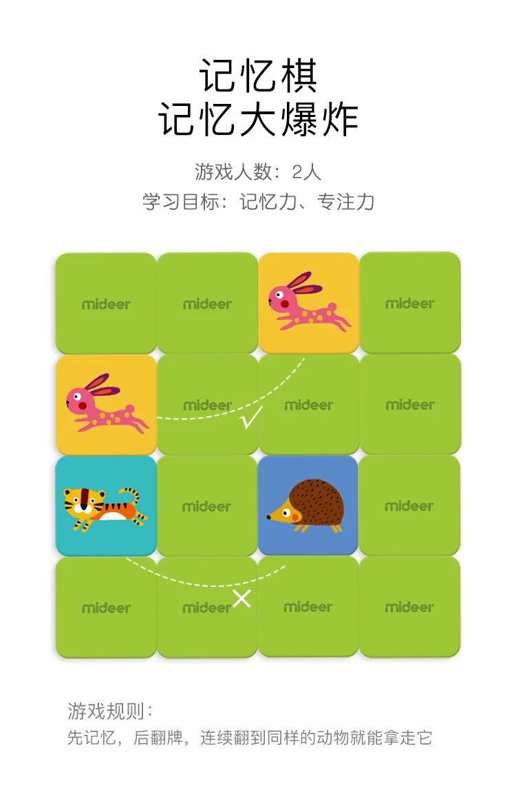 MiDeer Mi Deer дети девять в одном настольная игра аэроплан шахматы пять в ряд многофункциональные шахматы образовательная игра игрушка 3