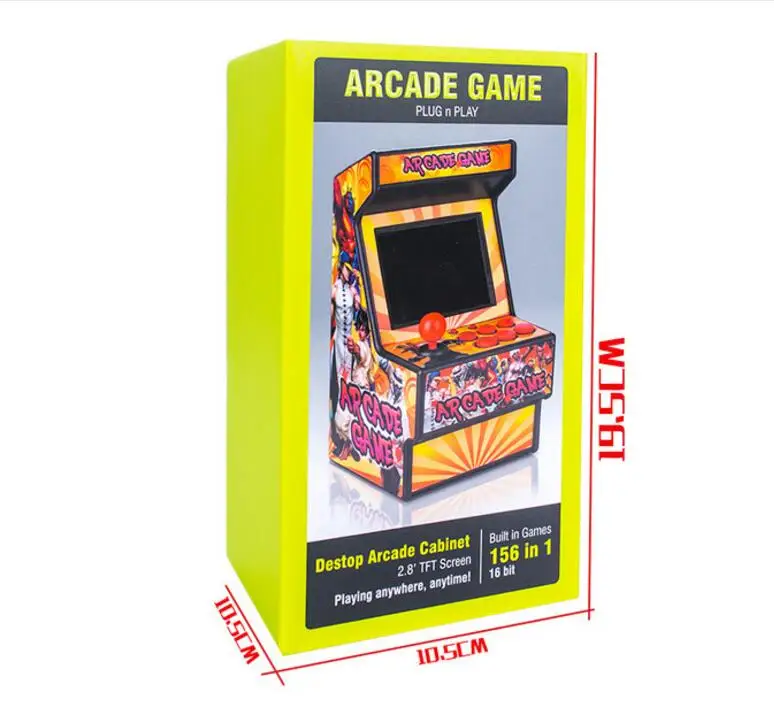 Лучшая продажа аркадная ретро ручная игра 16 бит ТВ игровой плеер встроенный 156