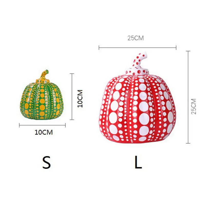 Yayoi Kusama Тыква японский художник Современная Скульптура в горошек искусство декор для дома