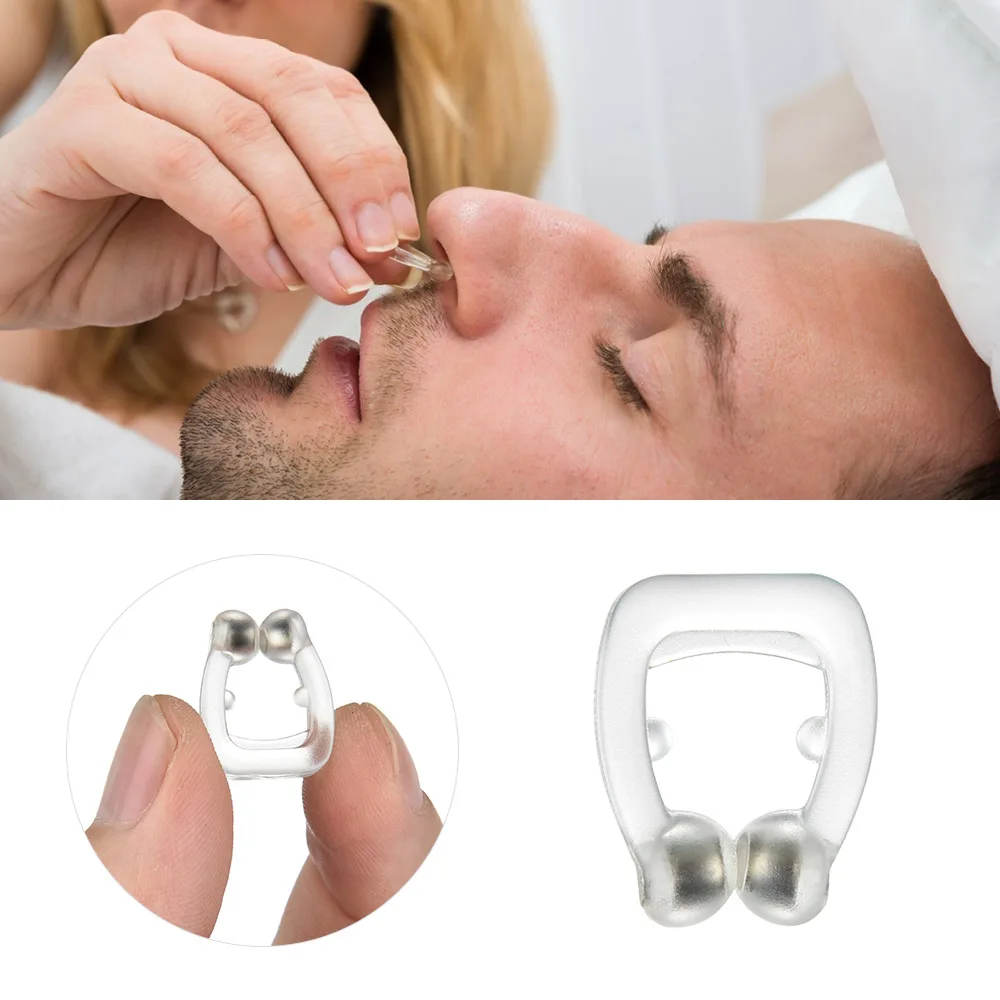 4pcs/lot Anti Snore Device Stop Snoring Nose Clip Effective-Easy Stop Snoring Solution Sleeping Aid Tool For Men Woman