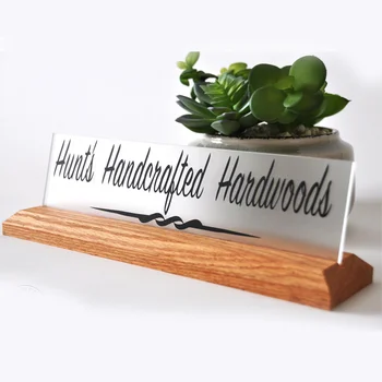 

Rustic desk sign Modern office Unique name tag Name plate for office Desk Name Plate Teacher Name Plate for Office Professional