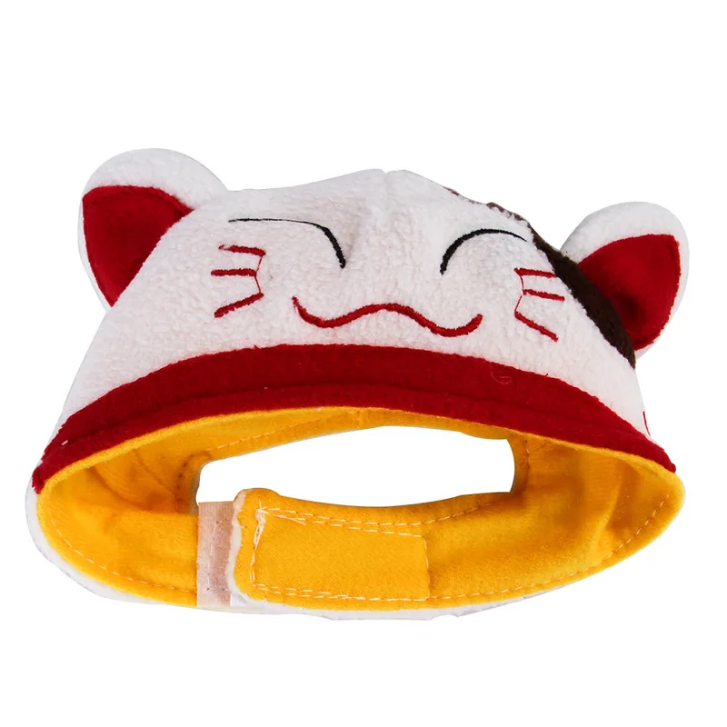 Хлопковая шляпа для животных, декоративные вечерние кепки для кошек/маленьких собак, регулируемые милые аксессуары для косплея, милые головные уборы для кошек/щенков