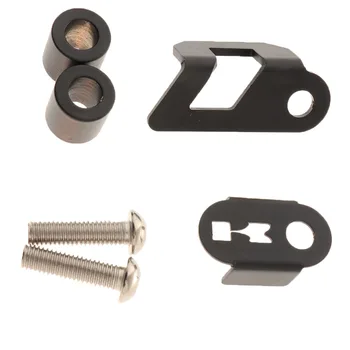 

2 Set Black Motorcycle Front and Rear ABS Sensor Guards Fit for Kawasaki Versys 650 Vulcan 650 S, 304 Stainless Steel