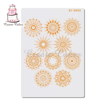 

Flowers Pattern Stencil For Walls Painting Scrapbooking Stamp Album Decorative Embossing DIY Craft Paper Card Flower Template
