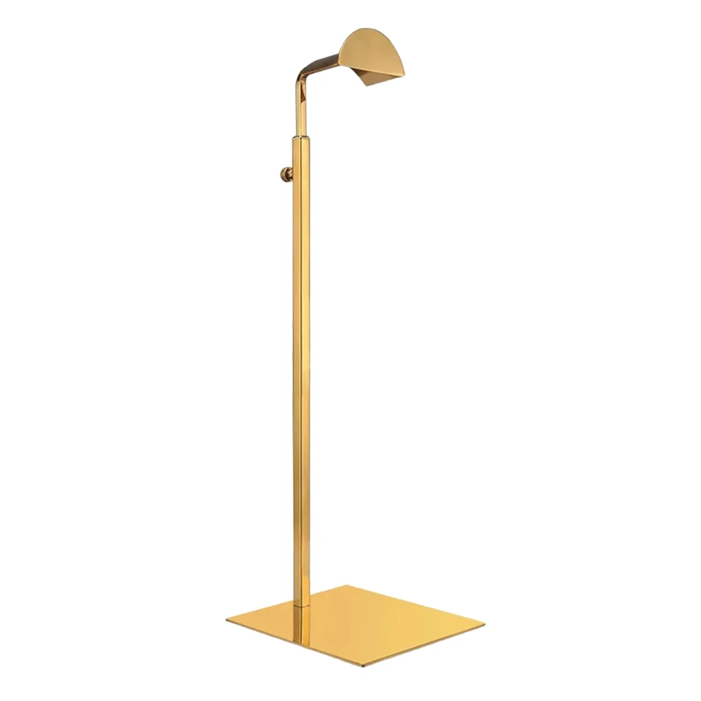 Polished Gold/Silver Hanging Bag Handbag Rack Display Stand Purses Single Hook Adjustable Height Display Stand Rack