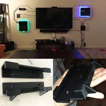 

Enhancement Wall Mount Wall Bracket Holder for PlayStation 4 PS4 Slim Pro Console Came Pad Stand Storage Holder