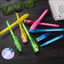 Креативные Волшебные шариковые ручки, креативный УФ-светильник, невидимые чернила, шариковые ручки для детей, подарок, школьные принадлежности, новинка, канцелярские принадлежности