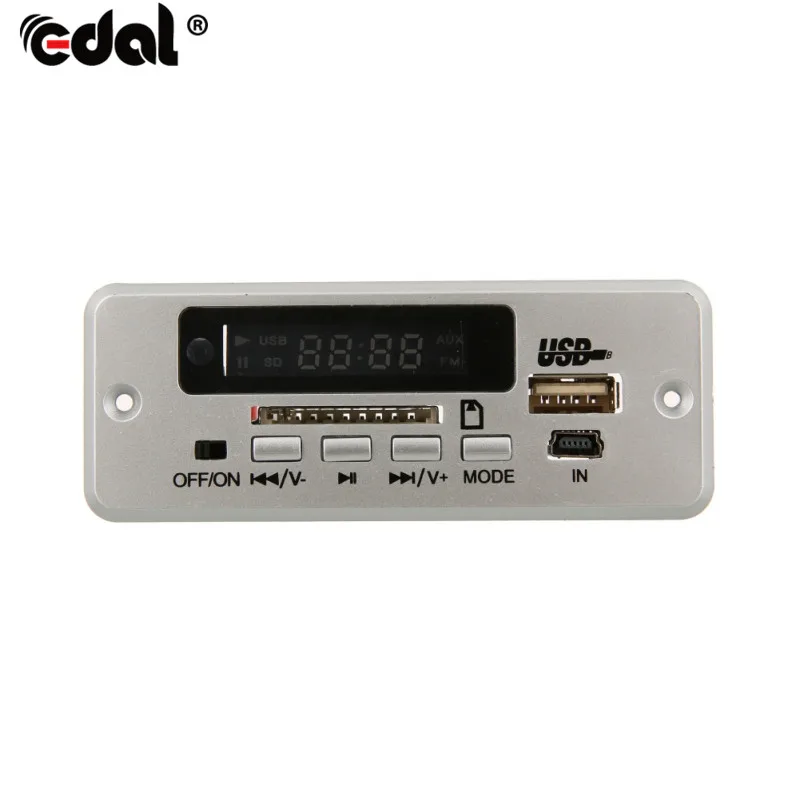 Беспроводной MP3-плеер декодер доска аудио модуль USB TF радио для автомобиля красный цифровой светодиодный с пультом дистанционного управления беспроводной Bluetooth