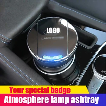 

Car LED Lamp Car Ashtray with Cover Can Be Used As Trash Can, for land roverDoes Not Affect the Flip