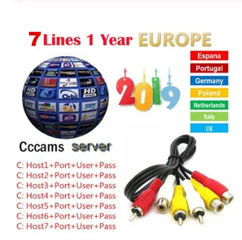 

Spain CCCams Line for 1 year 7 lines Freesat V7 Receptor most stable CCCams Server HD Satellite Receiver CCCams Cline Europe