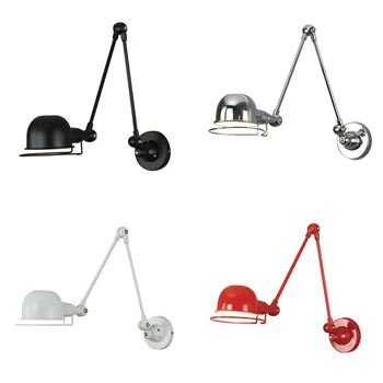

Loft Vintage industrial jielde long Arm adjustable Wall Lamp Reminisce Retractable E14 LED wall lights for bedroom living room