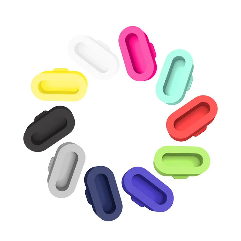 Silicone Dustproof Protective Plugs Caps for Smartwatch Accessories (10-Pack)