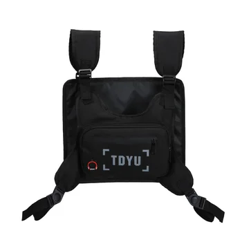 

Fashion Chest Rig Bag For Men Waist Bag Hip hop streetwear functional Tactical Chest Mobile Phone Bags Male chest Pack Casul New