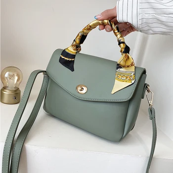 

Elegant Female Ribbon Tote bag 2020 Fashion New Quality PU Leather Women's Designer Handbag High capacity Shoulder Messenger Bag