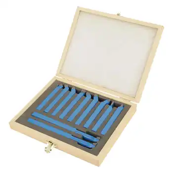 

11Pcs 12*12mm Lathe Tools Carbide Tipped Welding Milling Cutting Turning Tool Set Grooving Tool