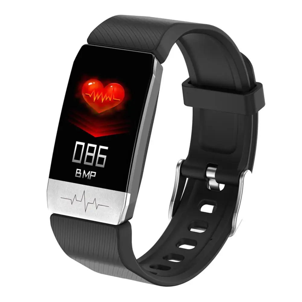 Bluetooth Smart Watch With Temperature Monitoring Sport Bracelet Fashionable Durable Fitness Tracker Heart Rate Pedometer