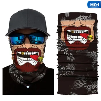 

Motorcycle Face Mask Anti-pollution Scarf Face Shield Head Scarf Neck Warmer Windproof Sun Mask Motorcycle Biker Mask