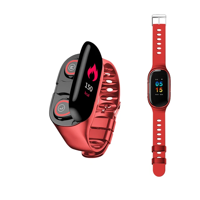 Ai smart watch with bluetooth earphone Clearance