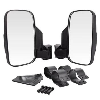 

1 Set Offroad Side Mirror High Impact Break-Away Wide View Side Mirror Rear View Mirror For Offroad