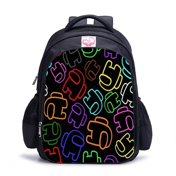 

16 Inch Hot Game Among Us Backpack Children School Bags Boys Girls Daily Travel Backpacks Cartoon Mochila School Gifts