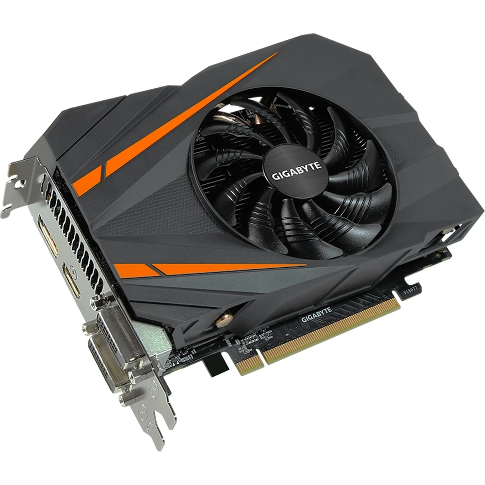 Видеокарта Gigabyte Mini ITX nVidia GeForce GTX 1060 1771MHz 3072MB 8008MHz 192 bit RTL [GV N1060IXOC 3GD]|Графические