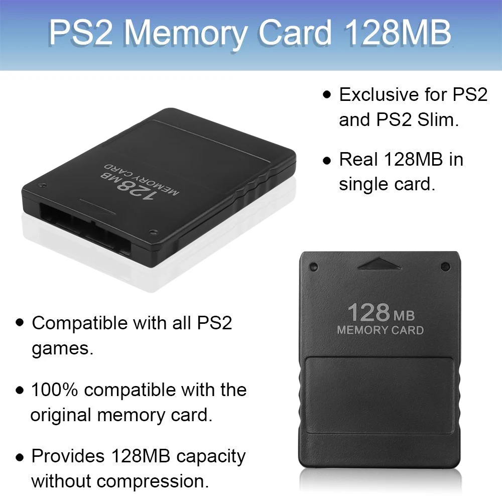 Карта памяти Kebidumei 128 Мб модуль сохранения игр карта для Sony PS2 PS 2 Playstation|module| |