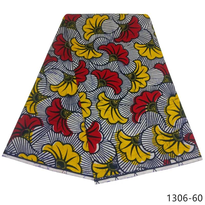 Анкара ткань воск африканская ткань хлопок Высокое качество Африканский Воск принты ткань воск Ткань 6 ярдов для платья 1306