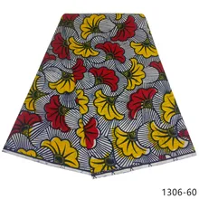 Анкара ткань воск африканская ткань хлопок Высокое качество Африканский Воск принты ткань воск Ткань 6 ярдов для платья 1306