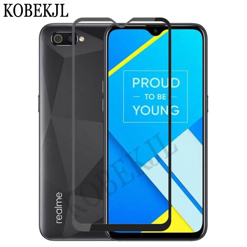 Для OPPO Realme C2 защита для экрана Realme C2 закаленное стекло Realme C2 C 2 RealmeC2 RMX1941 стекло полное покрытие защитная пленка 6,1