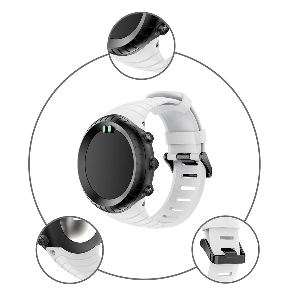 Силиконовые смарт-часы ремешок с инструментами для Suunto Core фитнес-трекер