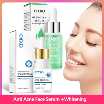 

Green Tea Serum Hyaluronic Acid Serum Collagen Acne Treatment Anti-Aging Wrinkle Lift Firming Whitening Moisturizing Face Cream