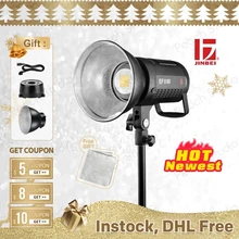Jinbei-Luz Led Efii-60 para el sol, EFii-100 de 60W, incluye Reflector portátil para estudio de fotografía, tiktok en vivo, youtube, PK Godox