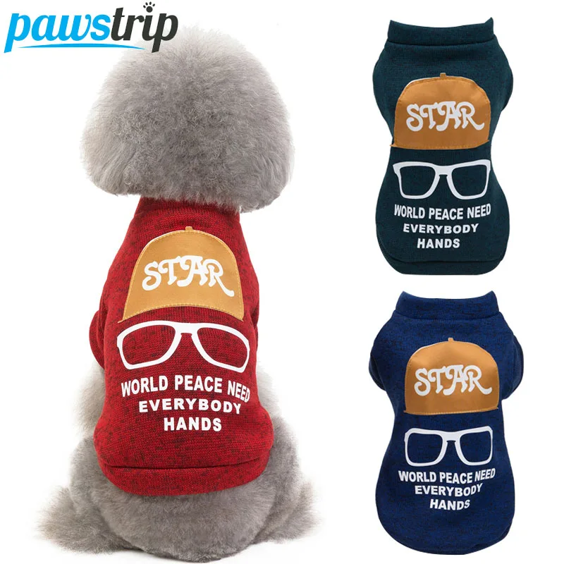 

Pet Winter Dog Clothes Knitted Dog Sweater Small Puppy Dog Coat Jacket Pets Clothing For Chihuahua Pug Yorkie Cat Clothes Coat