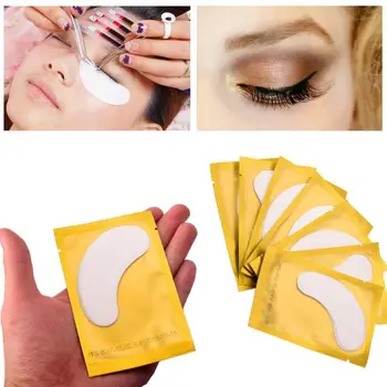 

1 Bag Eyelash Pad Gel Patch Eyelash Extension Paper Patches Rafting Eyelashes Under Eye Patches For Eyelash Makeup