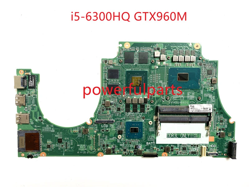 best motherboard for video editing 100% working 0NXYWD CN-0NXYWD for dell Inspiron 15 7559 laptop motherboard DAAM9AMB8D0 mainboard with i5-6300HQ CPU + 960M GPU latest computer motherboard