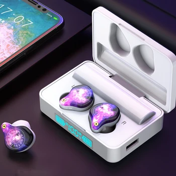 

TWS Bluetooth 5.0 Earphones 3600mAh Charging Box Wireless Headphone 9D Stereo Sports Waterproof Earbuds Headsets With Microphone